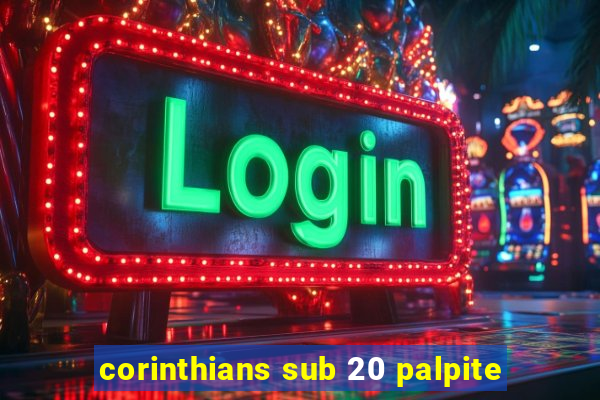 corinthians sub 20 palpite